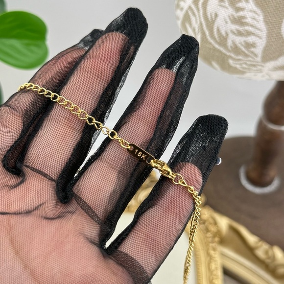 Gold Swirl Statement Necklace – Stainless Steel, Real Gold Plated - Picture 13 of 17